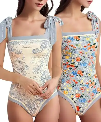 Reversible Floral Swimsuit