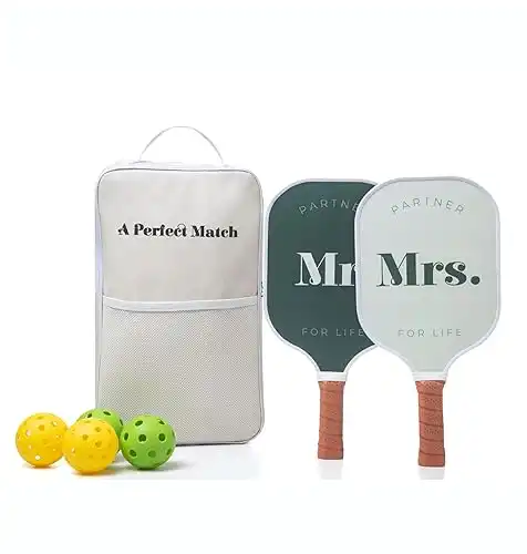 "A Perfect Match" Pickleball Set