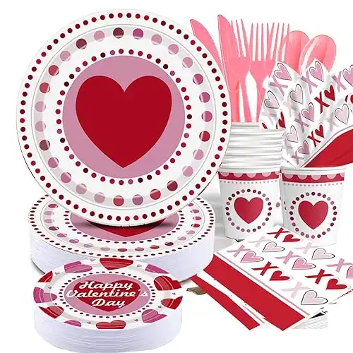 Valentines Day Tableware Set