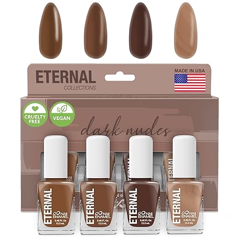 Brown Nail Polish Set