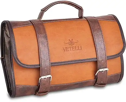 Leather Toiletry Bag