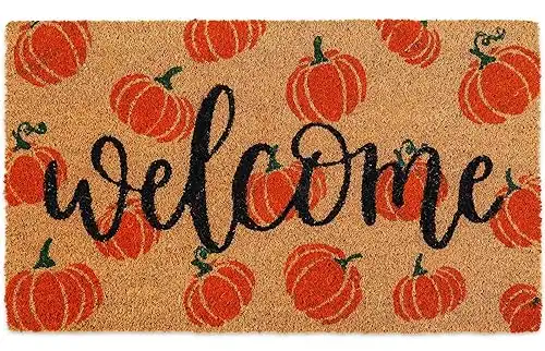 Pumpkins Coir Doormat