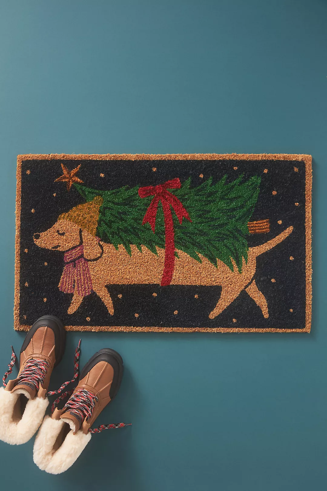 Winnie Dog Printed Doormat