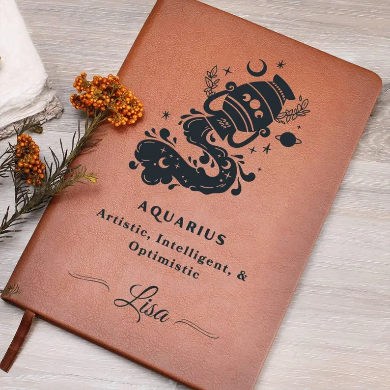 Aquarius Personalized Journal