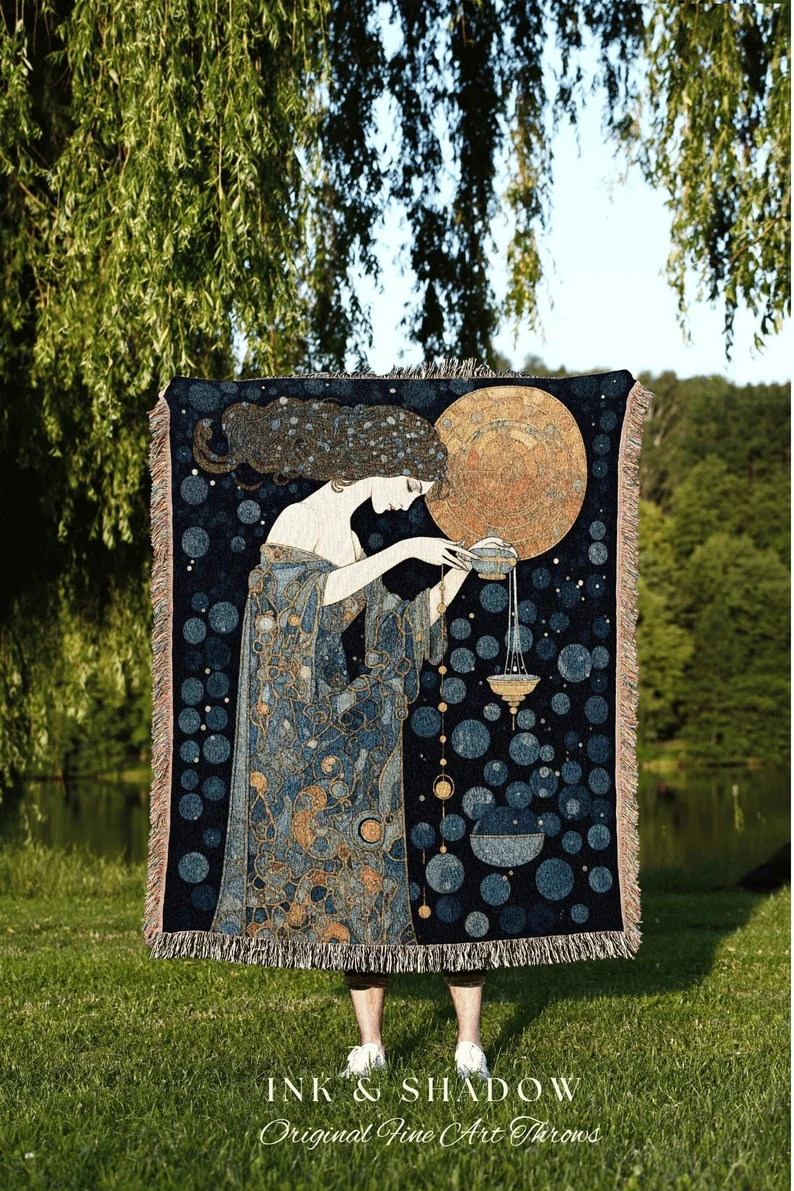 Aquarius Woven Tapestry