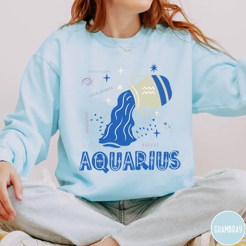 Aquarius Zodiac Sweatshirt