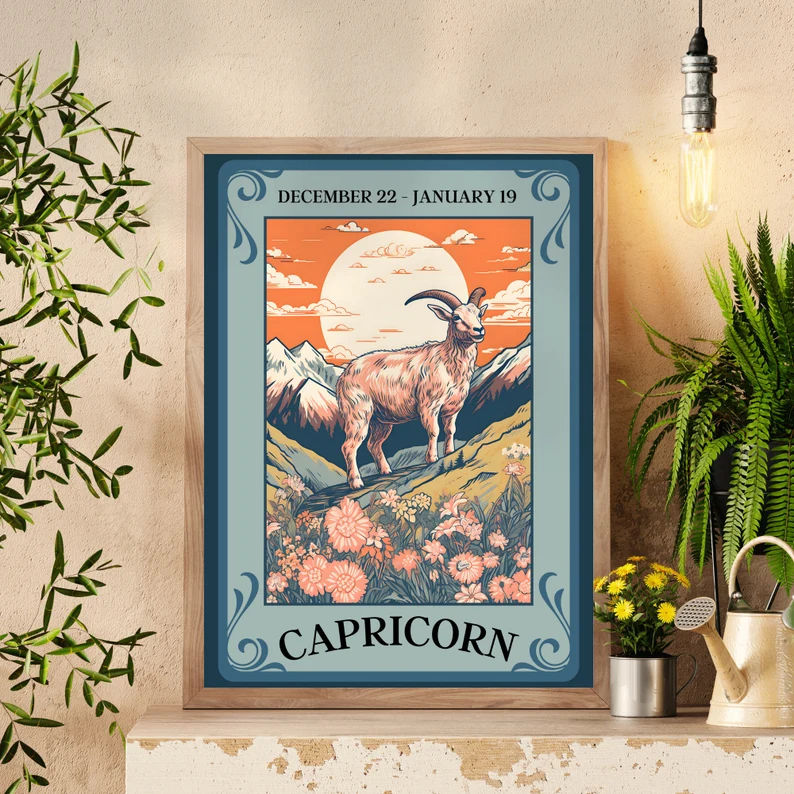 Capricorn Tarot Print