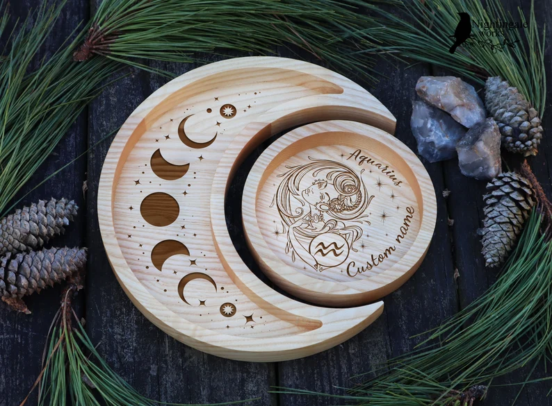 Engraved Aquarius Tray