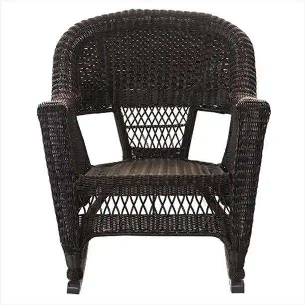 Rocker Wicker Chair With Cushion