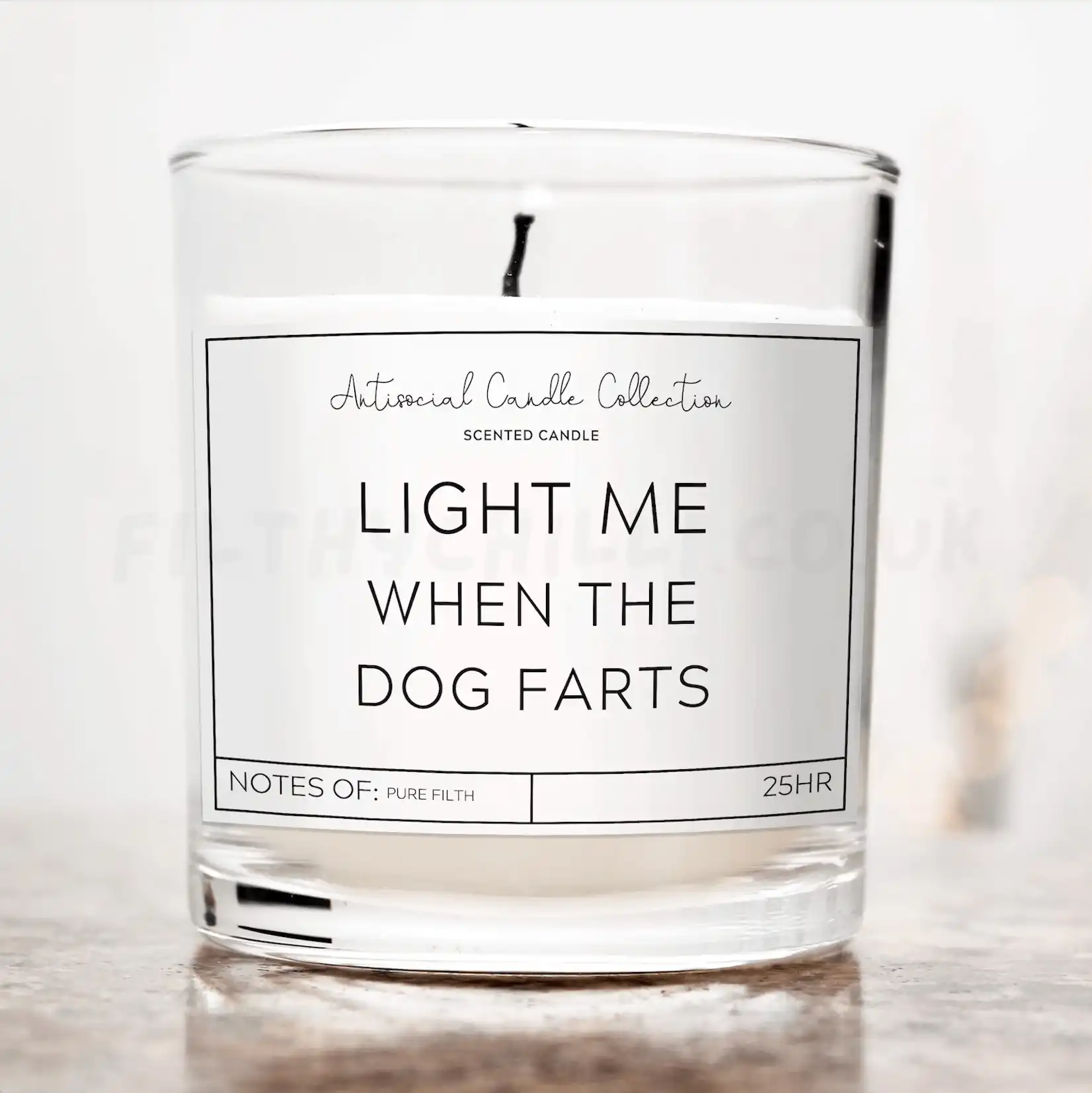 Funny Dog Candle