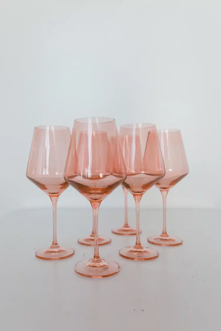 Colored Wine Glasses