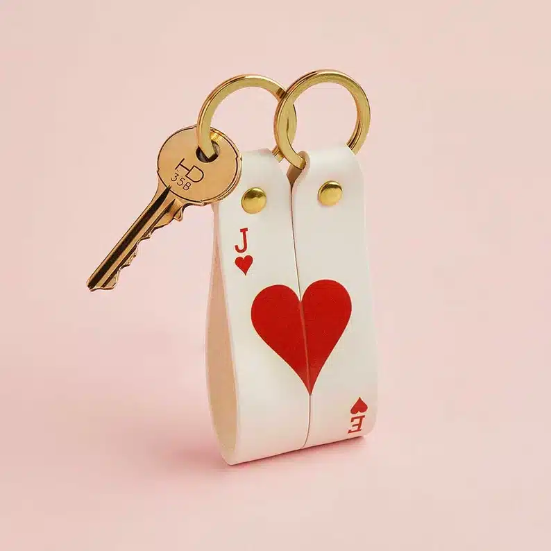 Ace of Hearts Keyring