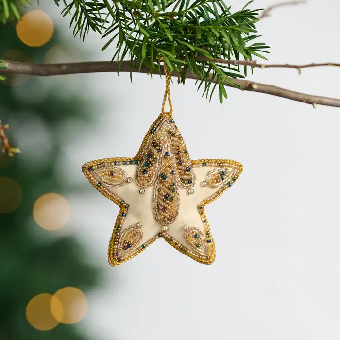 Star Beaded Ornament