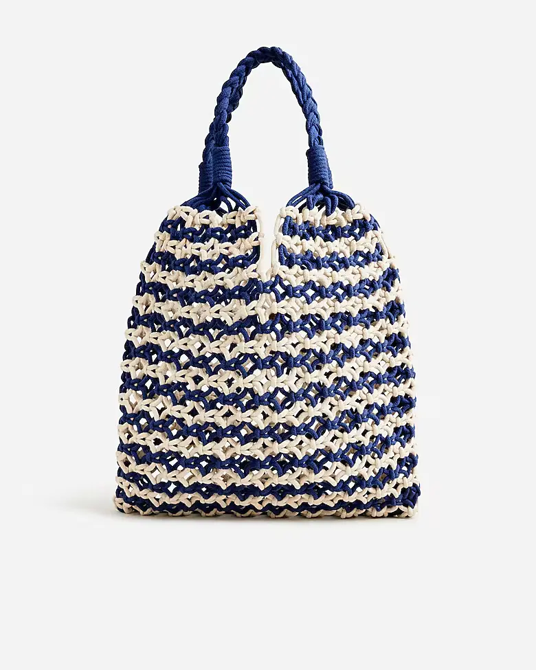 Hand-knotted Rope Tote