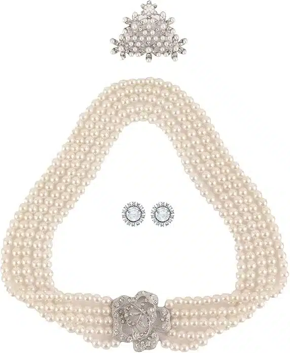 Flapper Pearl Jewelry Set