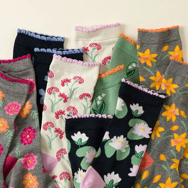 Birth Month Flower Socks