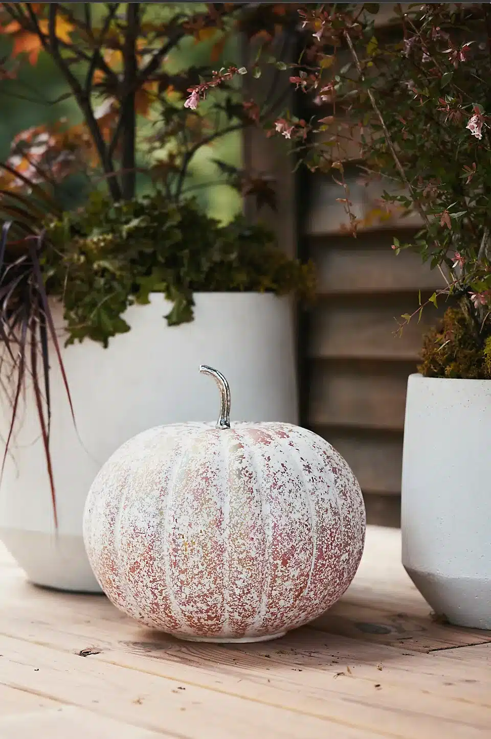 Frosted Glass Pumpkin