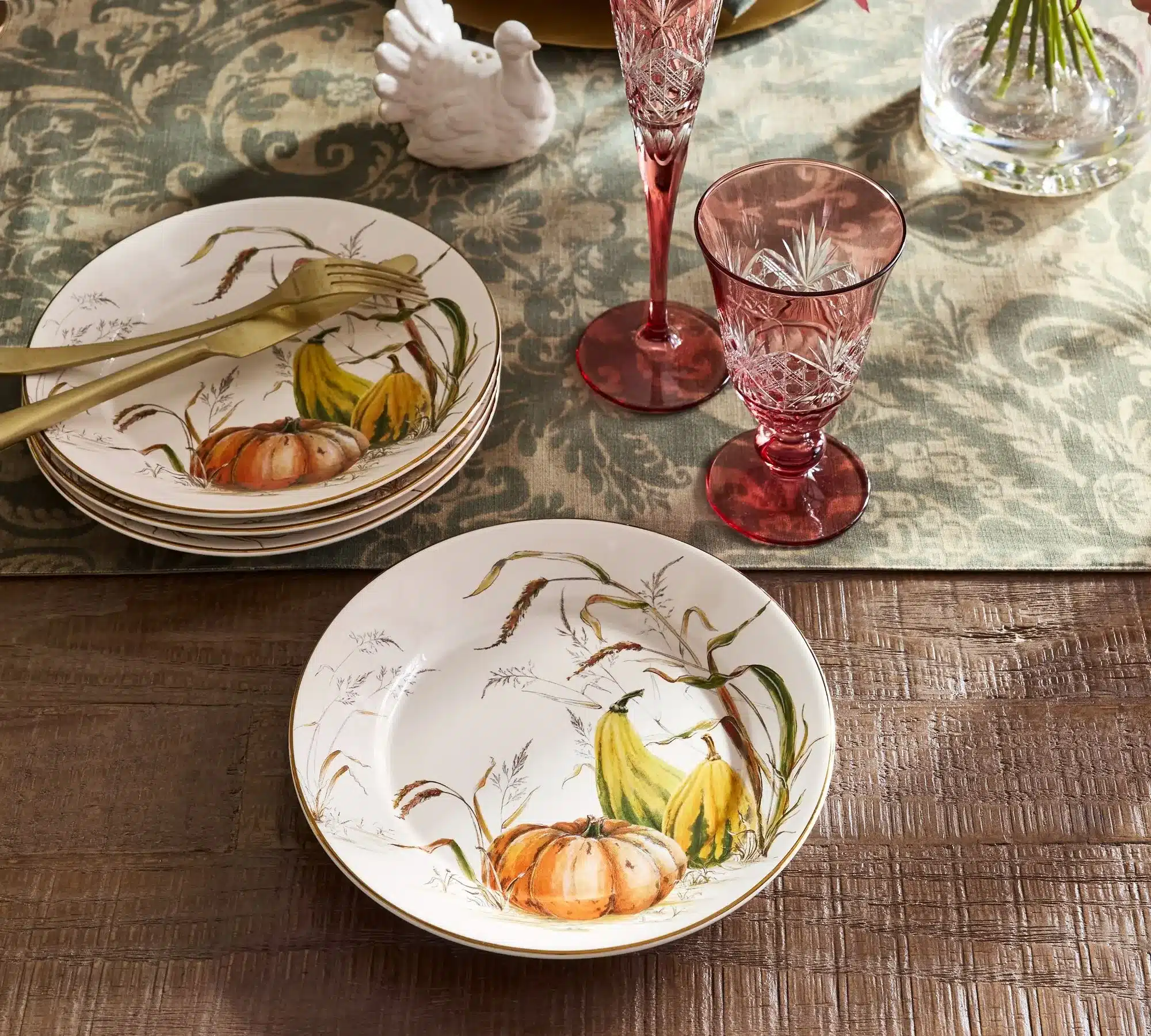 Gourd Salad Plates