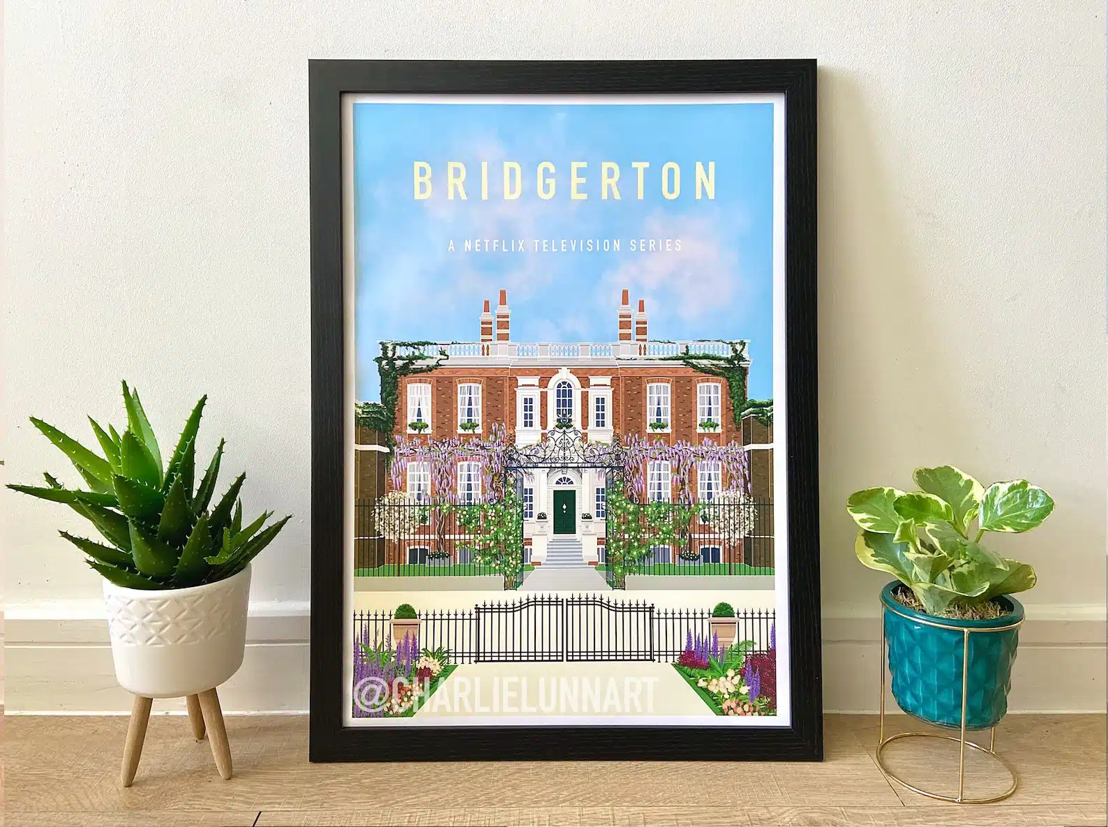 Bridgerton inspired Digital Art Print