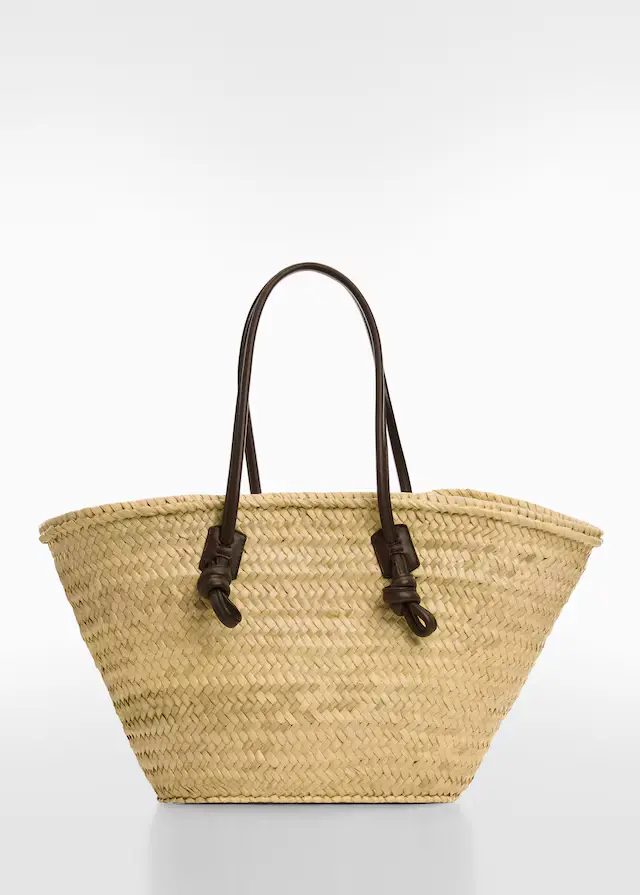 Leather Basket Bag