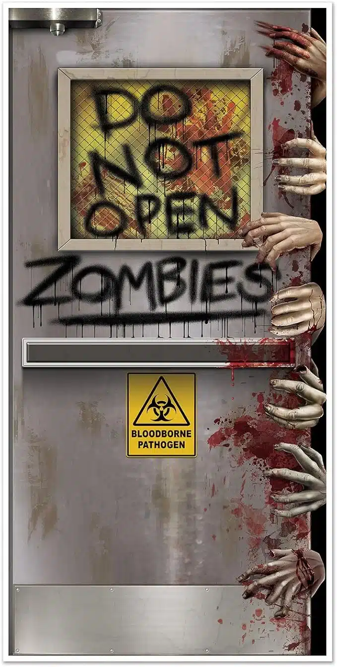 Zombies Lab Door Cover