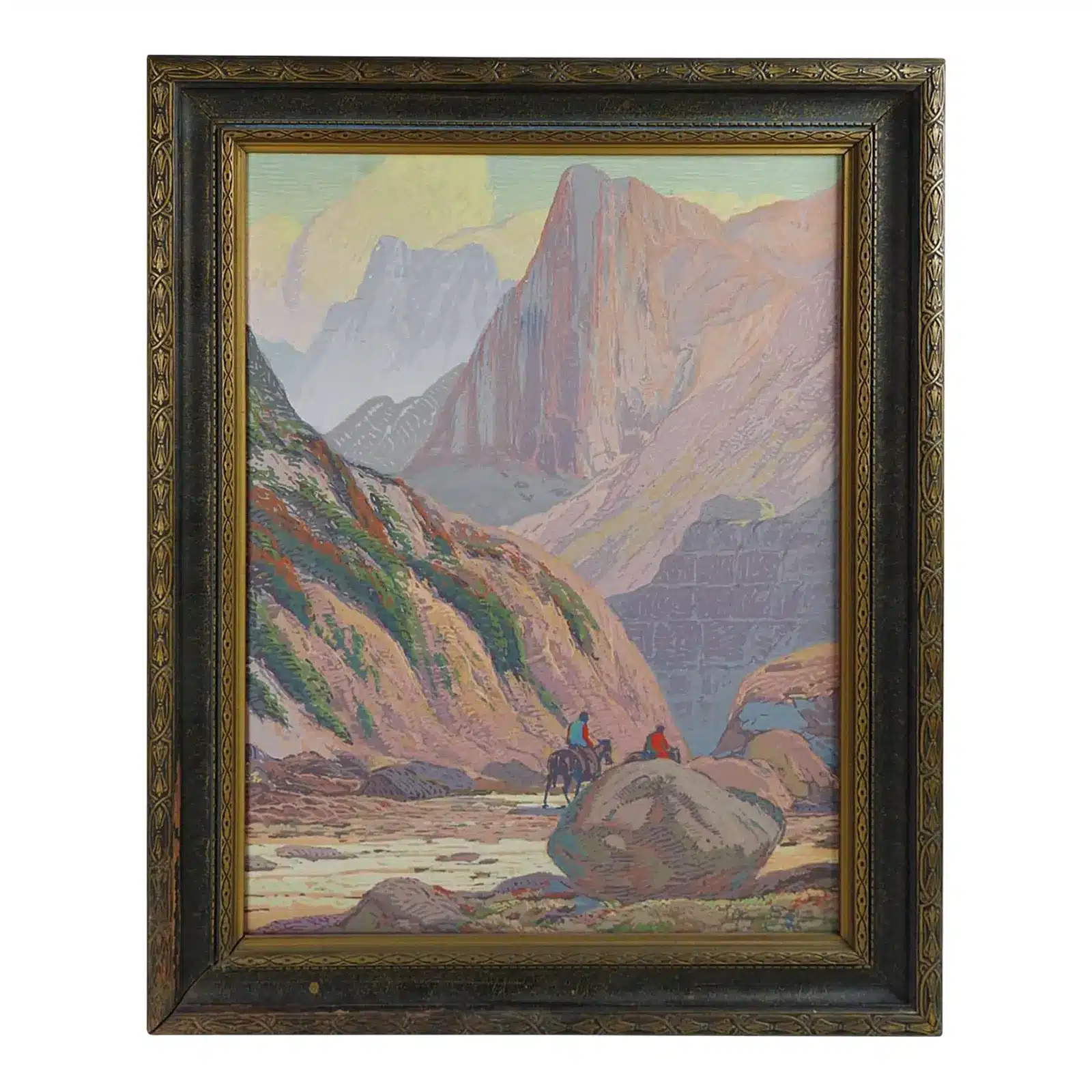 Mountain Landscape Serigraph