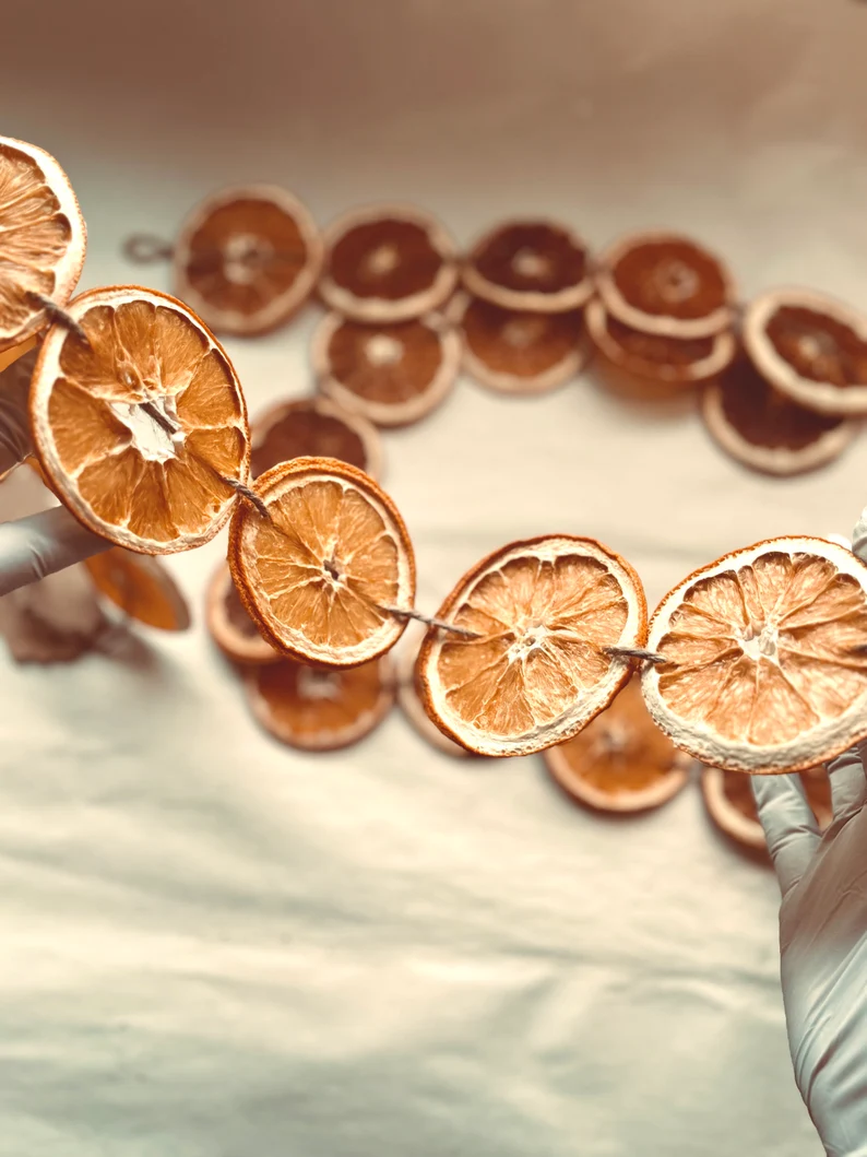 Dried Orange Slice Garland