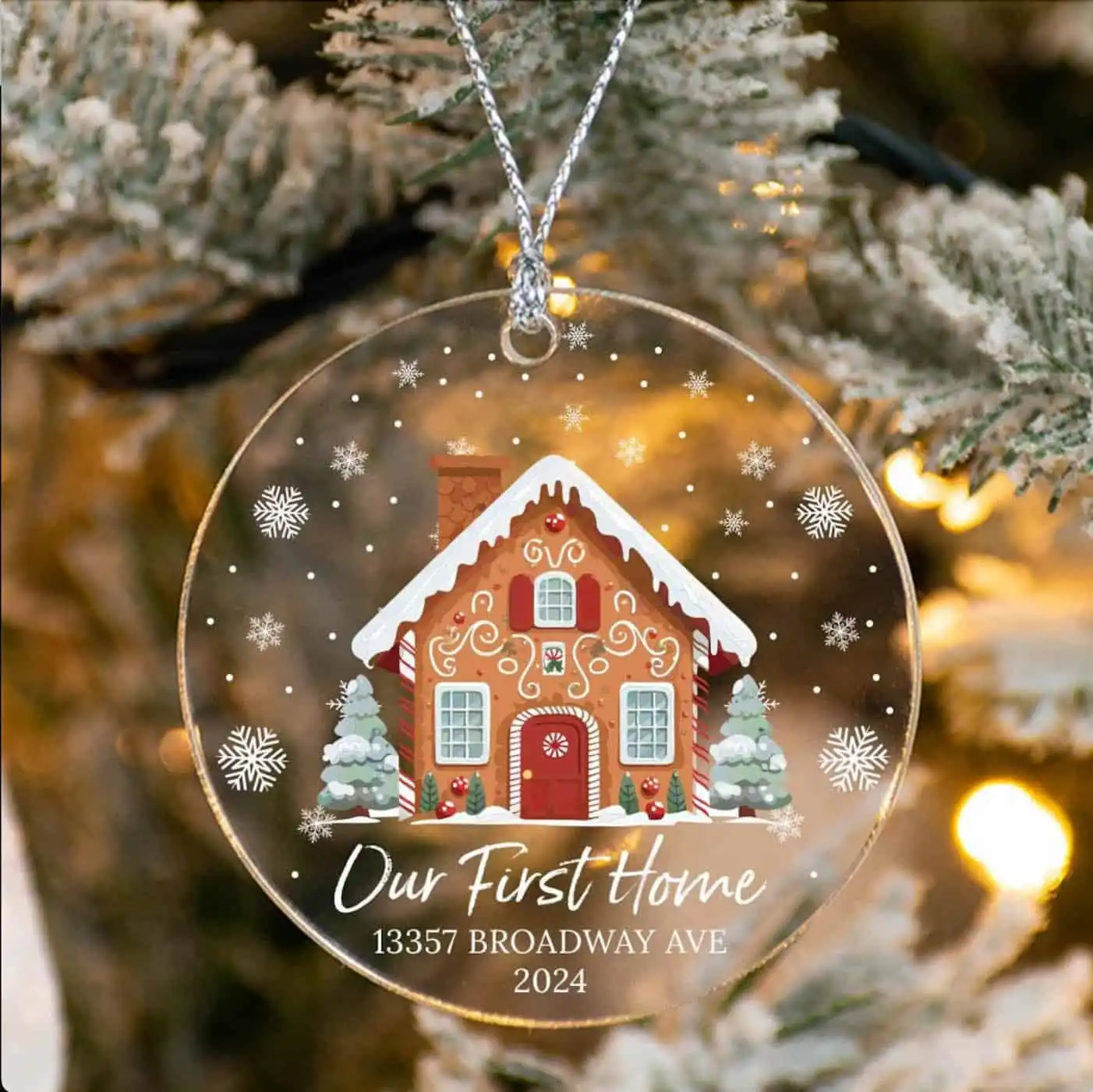 Home Address Ornament