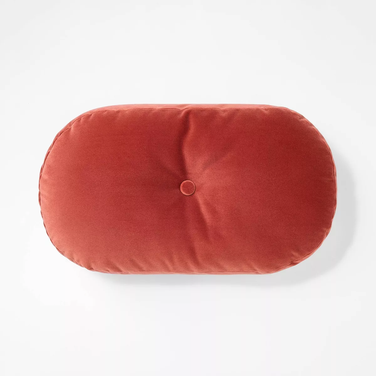 Velvet Oval Throw Pillow