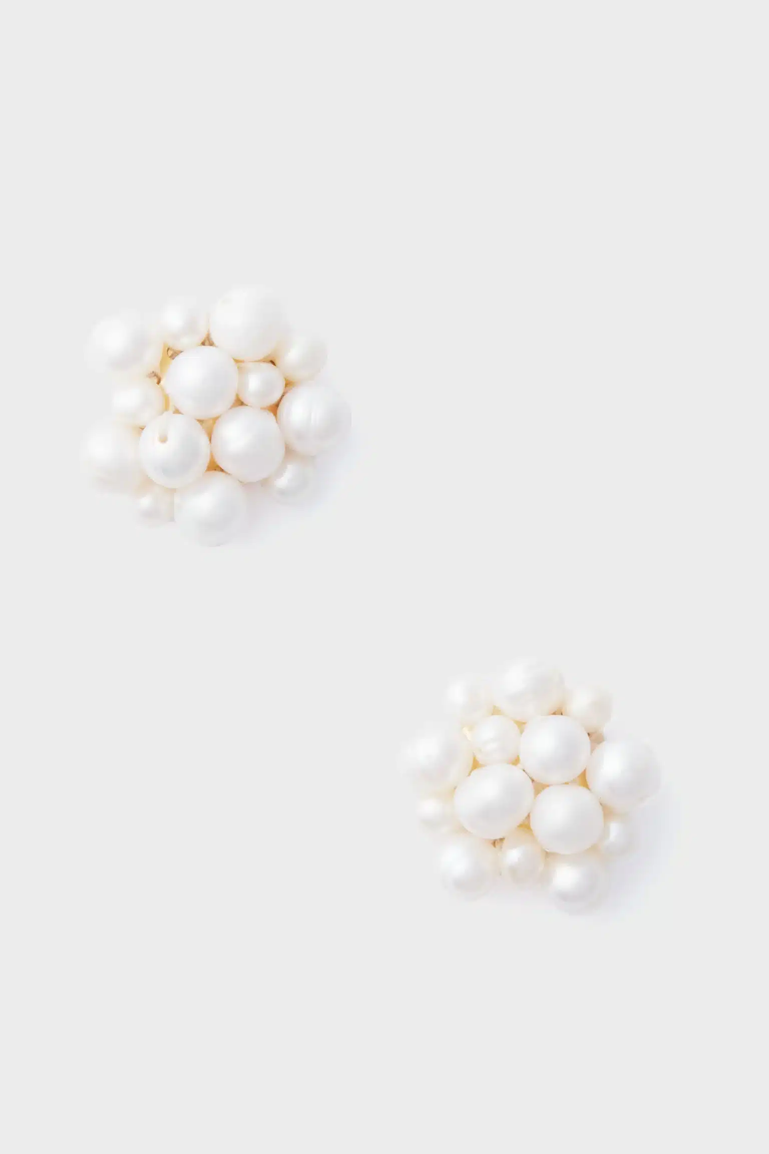 Pearl Cluster Earrings