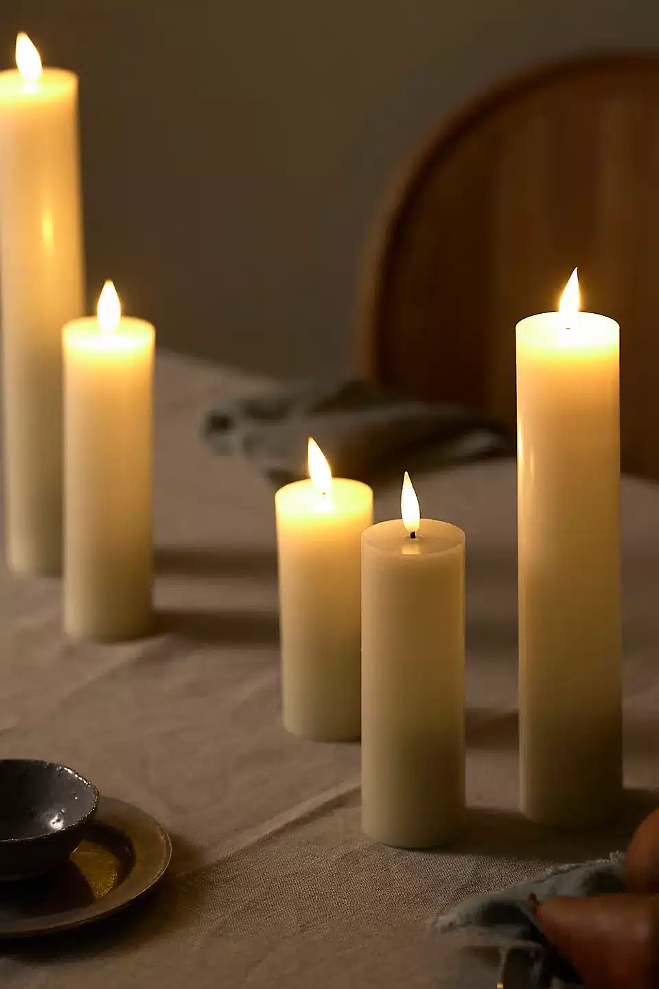 Flameless Pillar Candle