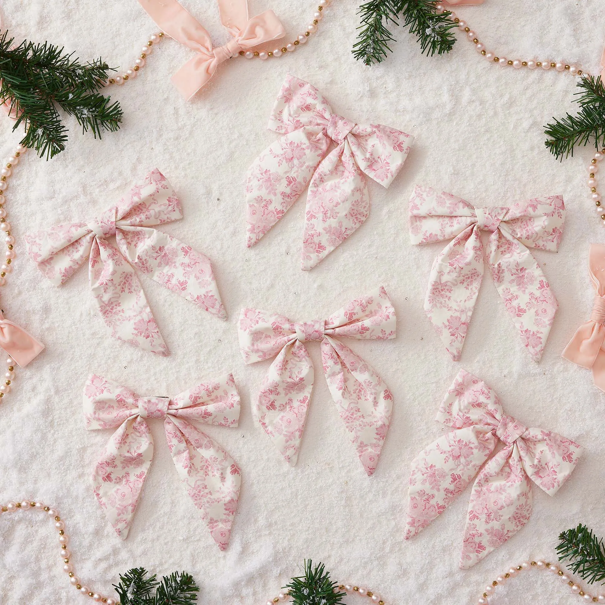 Printed Bow Ornaments