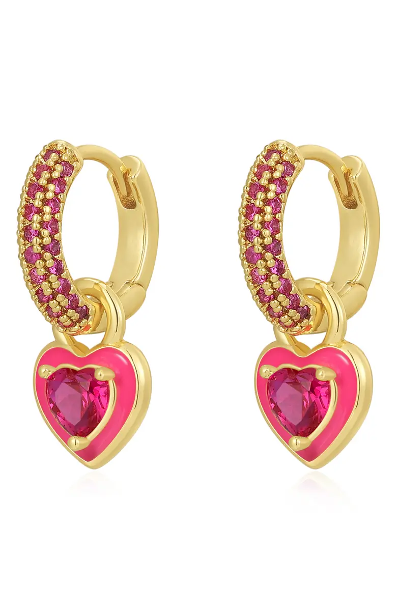 Heart Drop Earrings