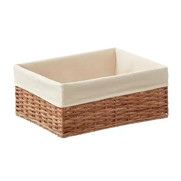 Rattan Rectangular Bin