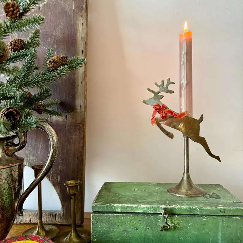 Reindeer Candle Holder