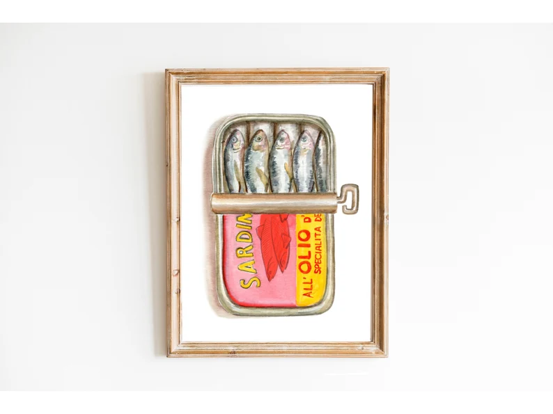 Sardine Art Print