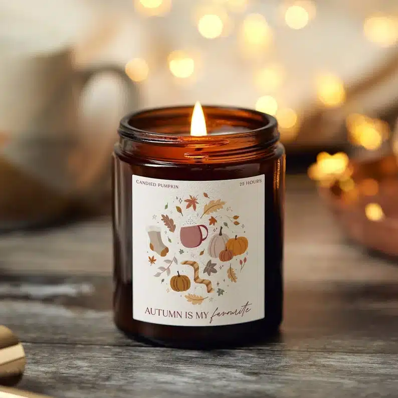 Autumn Scented Soy Candle