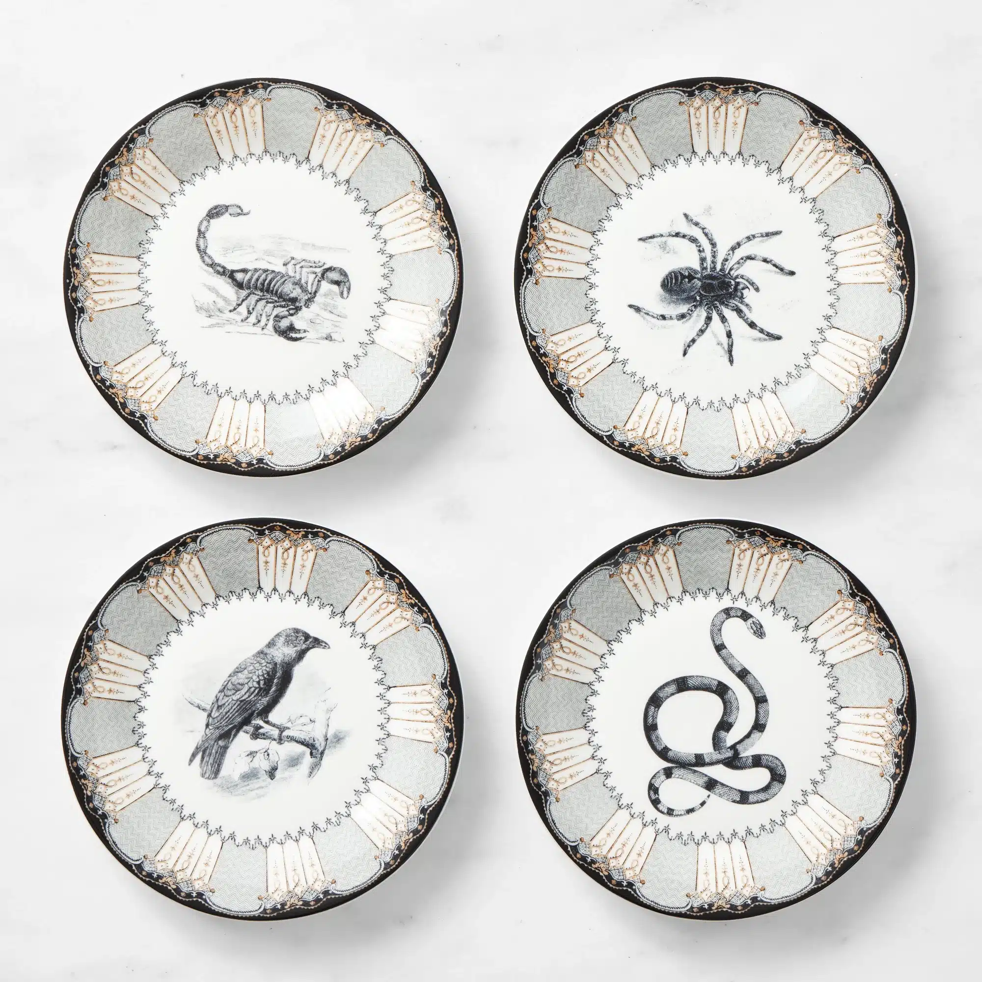 Spooky Appetizer Plates