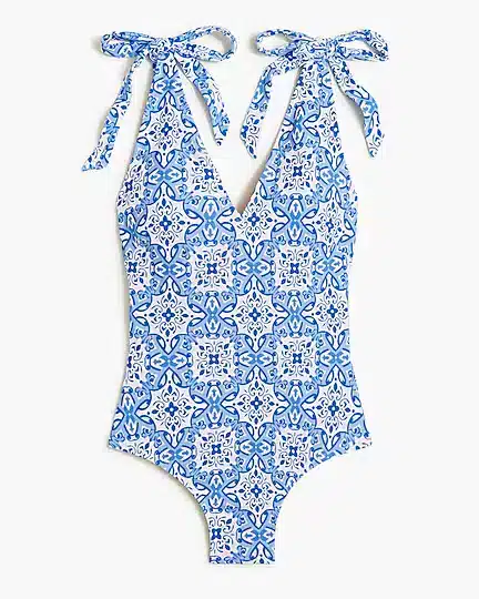 Tie-Shoulder Swimsuit