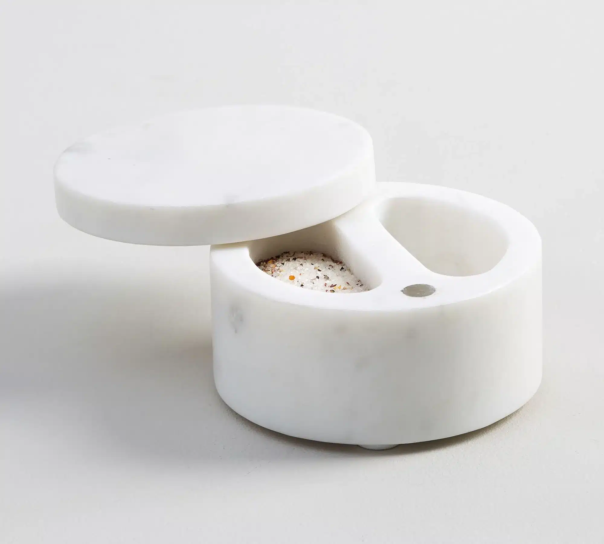 Marble Divided Salt Cellar