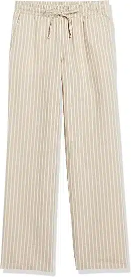 Drawstring Wide Leg Pant