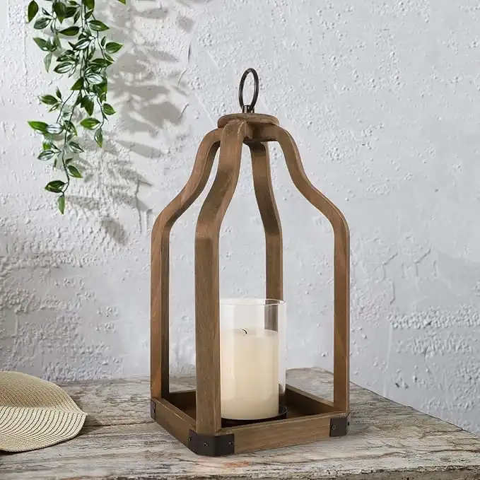 Rustic Wood Lantern